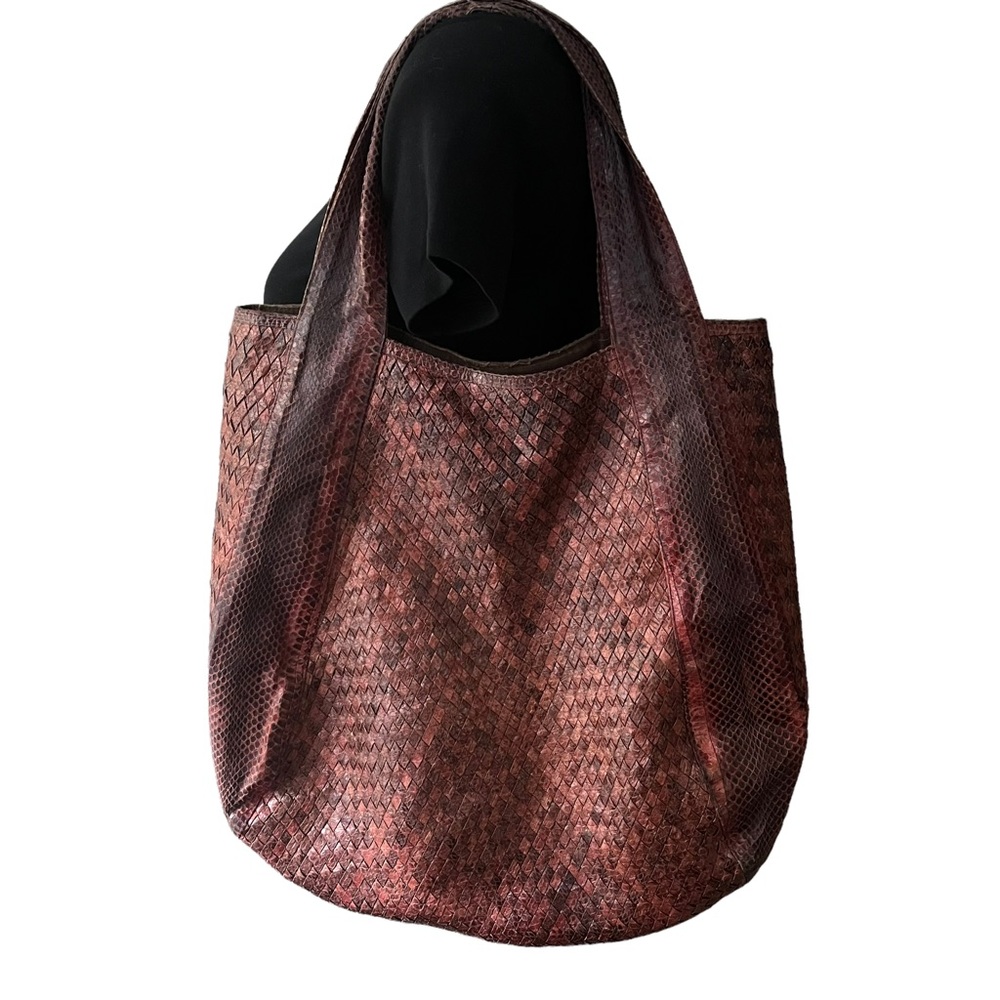 Beirn Jenna Woven Watersnake Tote